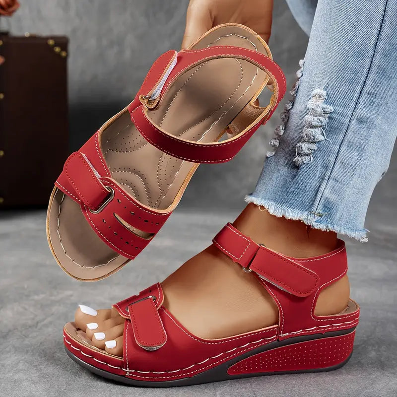 Freya™ | Komfortable sandaler med kilehæl