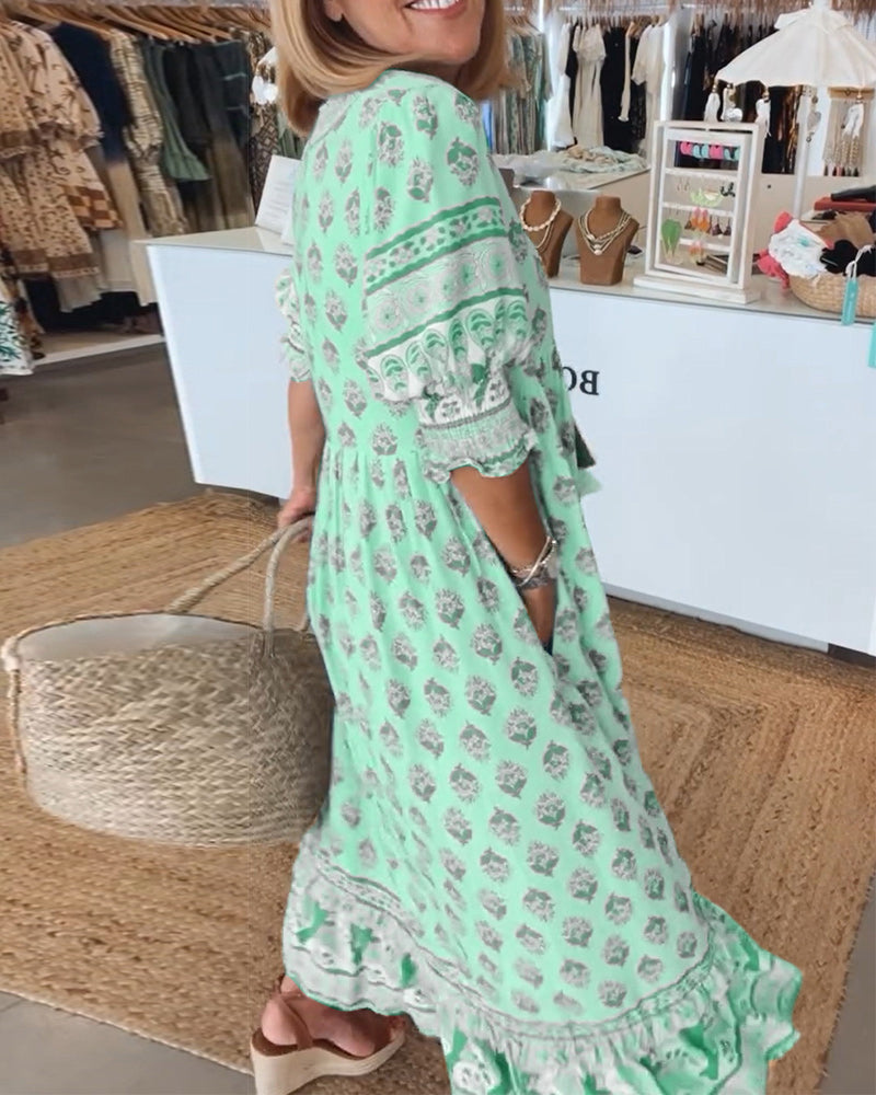 Dorte™ | Loose Fit Casual Dress with Print