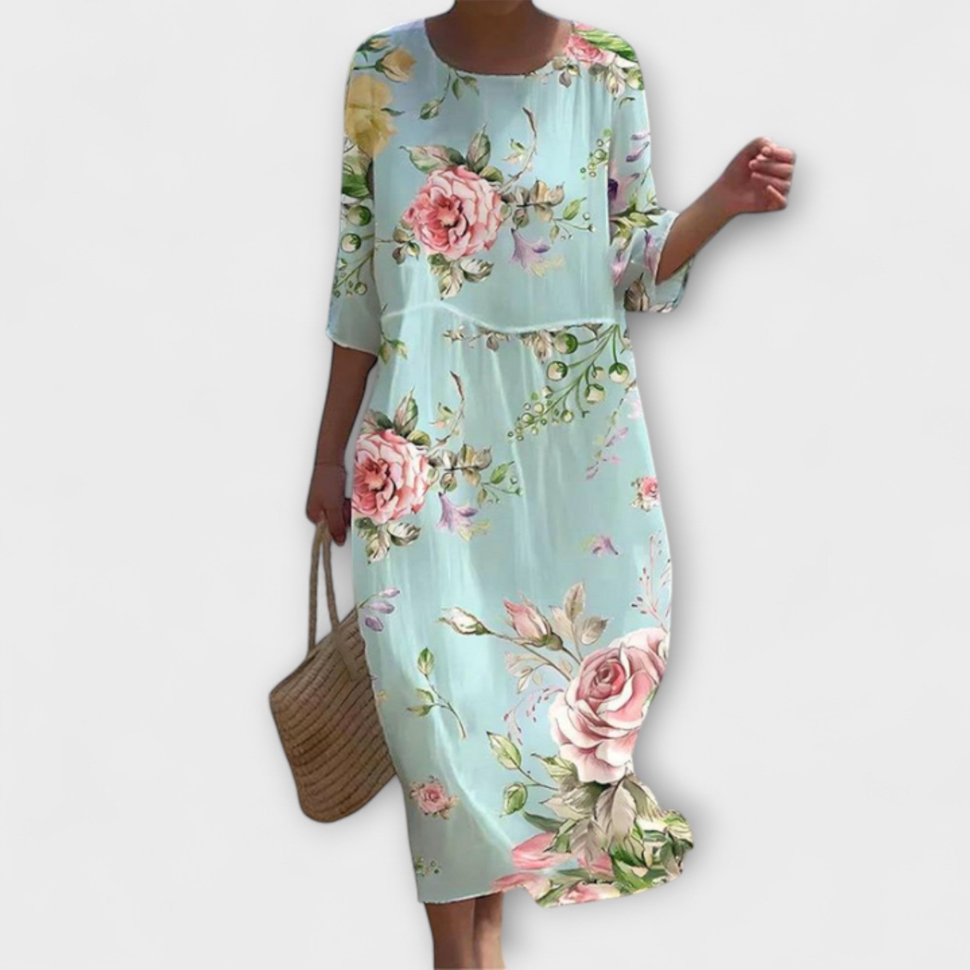 SHAE™ - Robe Maxi Florale Élégante