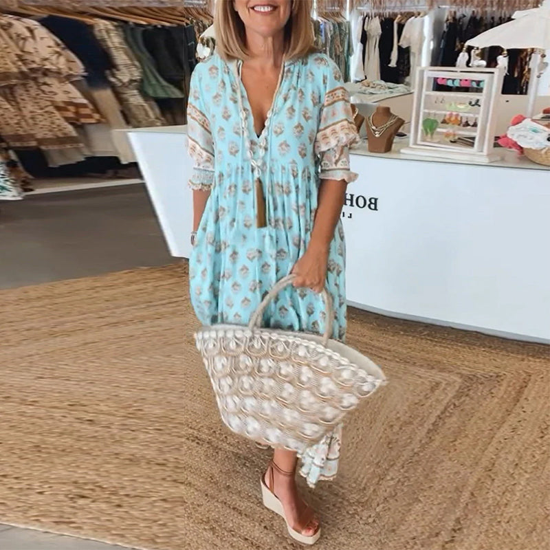 Dorte™ | Loose Fit Casual Dress with Print