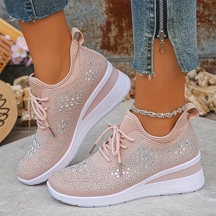 Giselle – Baskets orthopédiques avec strass scintillants