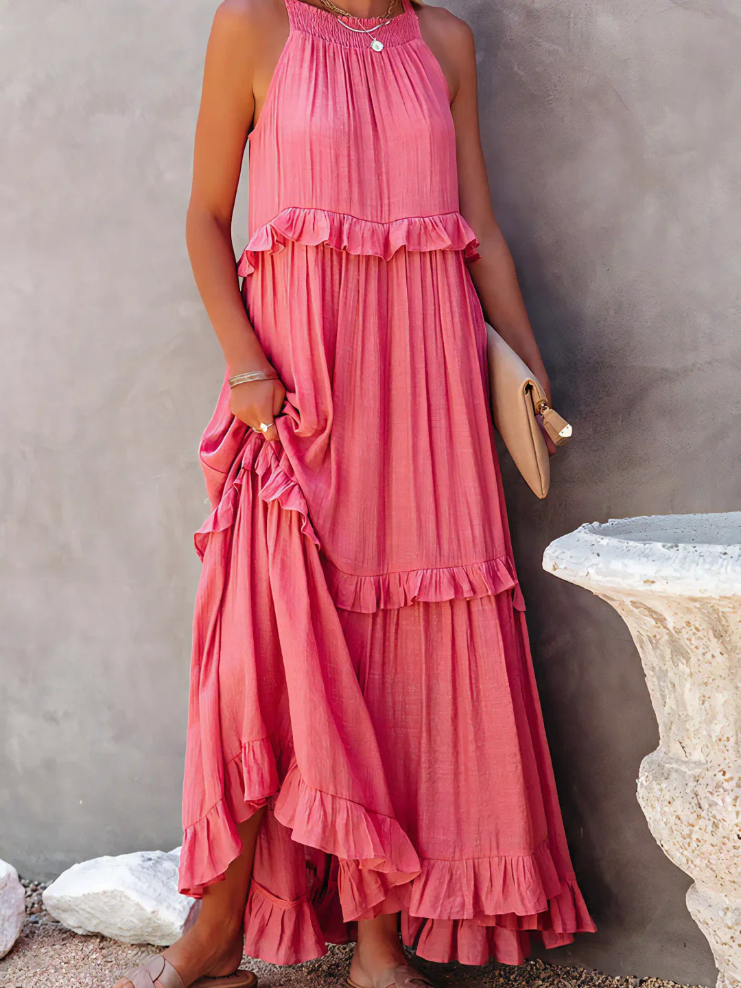 CHERRY™ - Robe Maxi Flow & Flutter