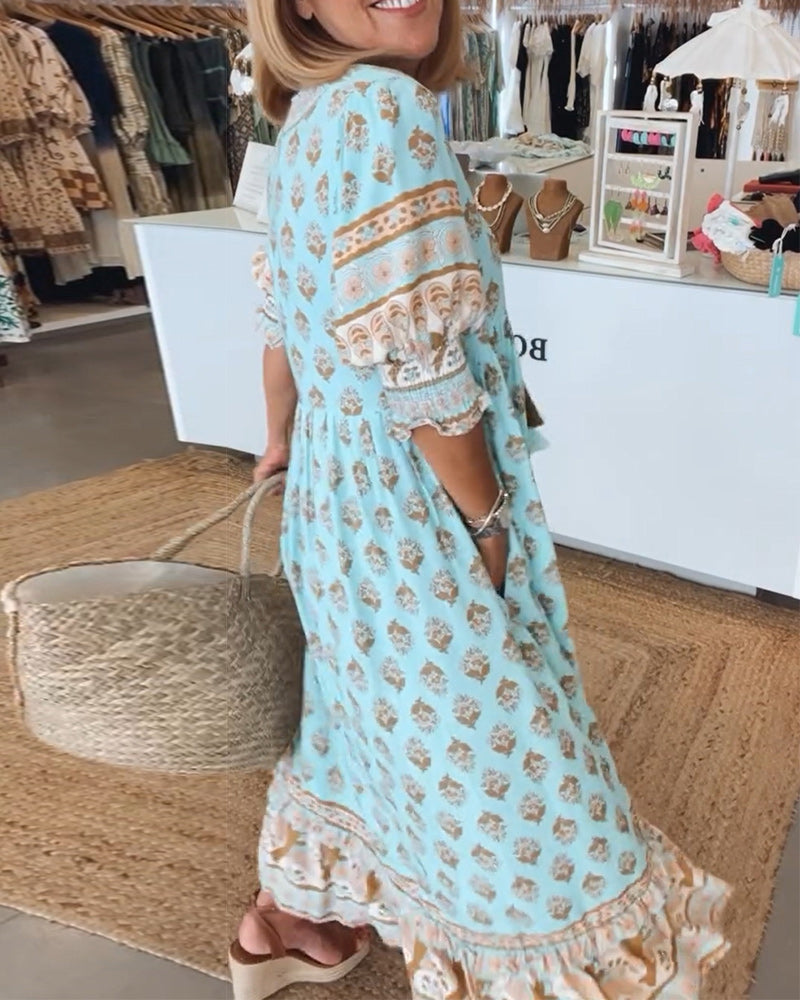 Dorte™ | Loose Fit Casual Dress with Print