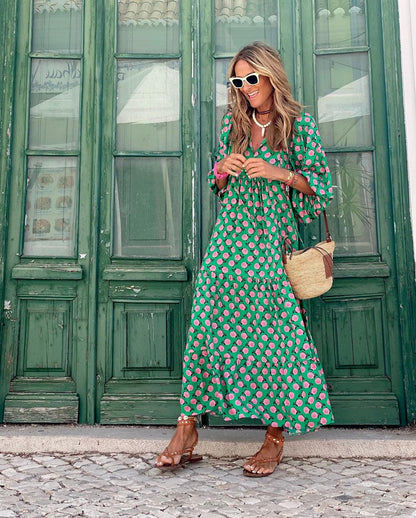 SABINE™ - Robe Maxi Boho Chic