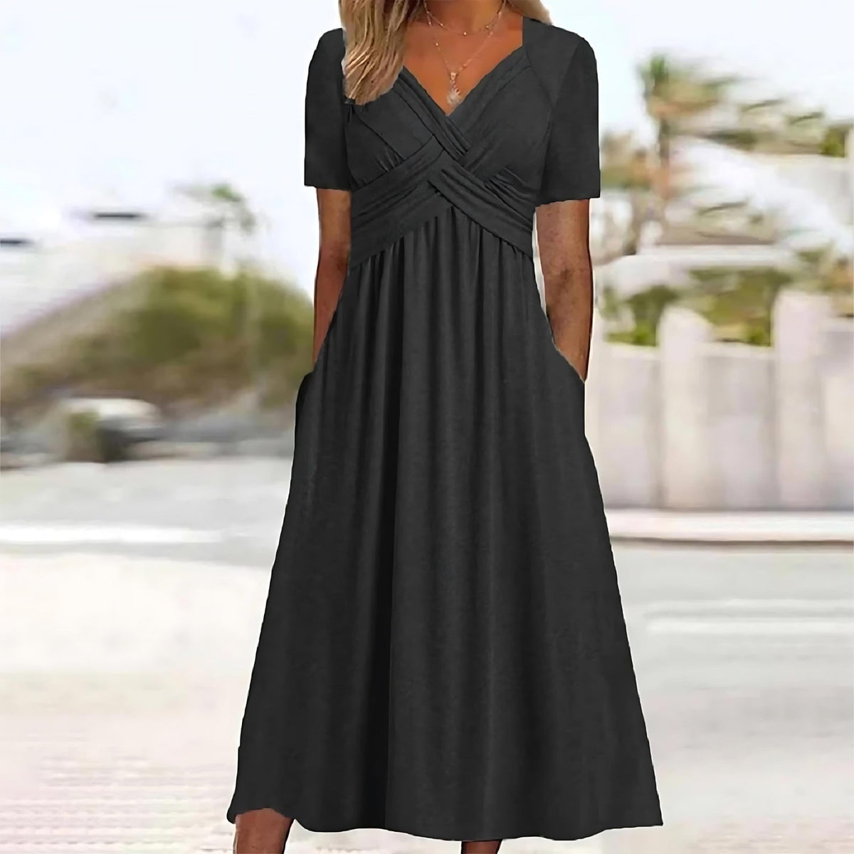 ANGELI™ - Robe Midi Élégante