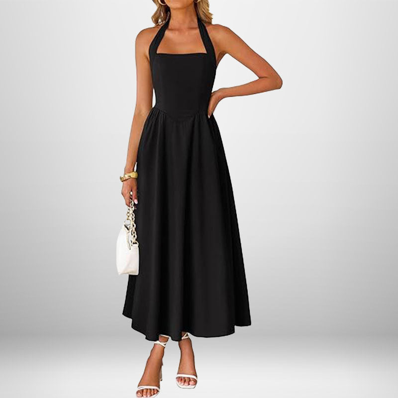 WINSLOW™ - Robe sans manches à col halter tendance
