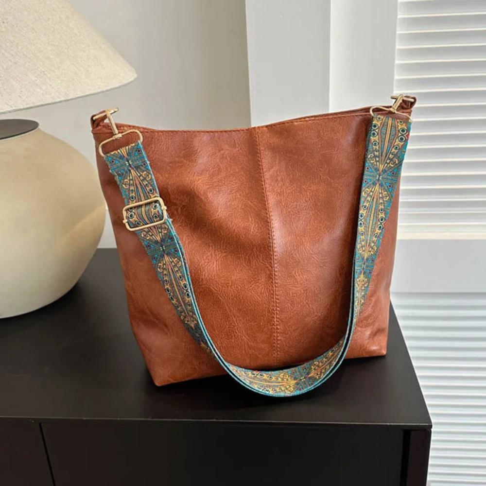 Charme Vintage de Chelsey | Sac à Bandoulière en Cuir