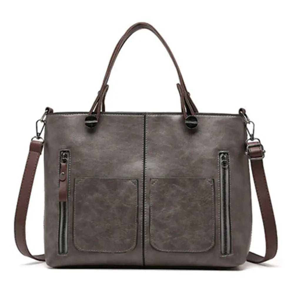 Sac fourre-tout en cuir vintage