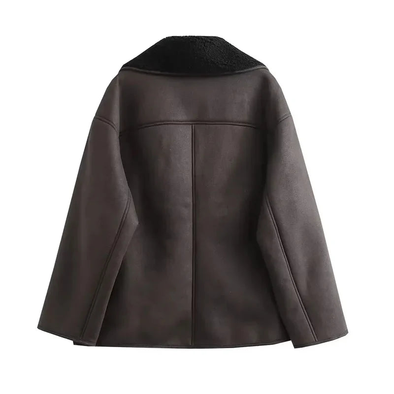 Mireia Faux Leather Jacket