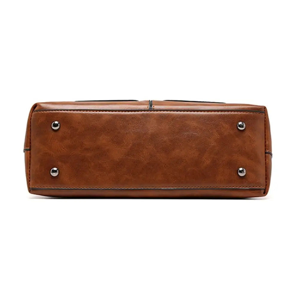 Sac fourre-tout en cuir vintage