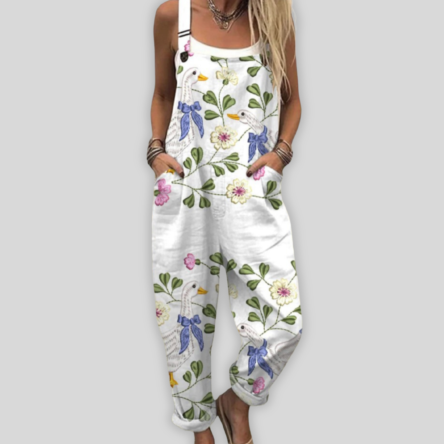 Freya™ | Elegant Jumpsuit med Ledig Passform for Avslappet Stil