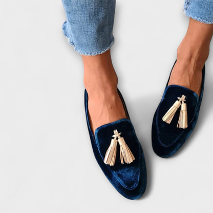 Serena™ | Mocassins Vintage à Franges
