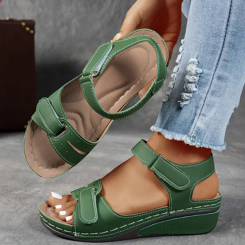 Freya™ | Komfortable sandaler med kilehæl