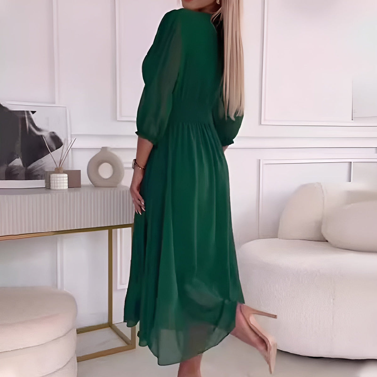 NAOMI™ - Robe en Chiffon Élégante