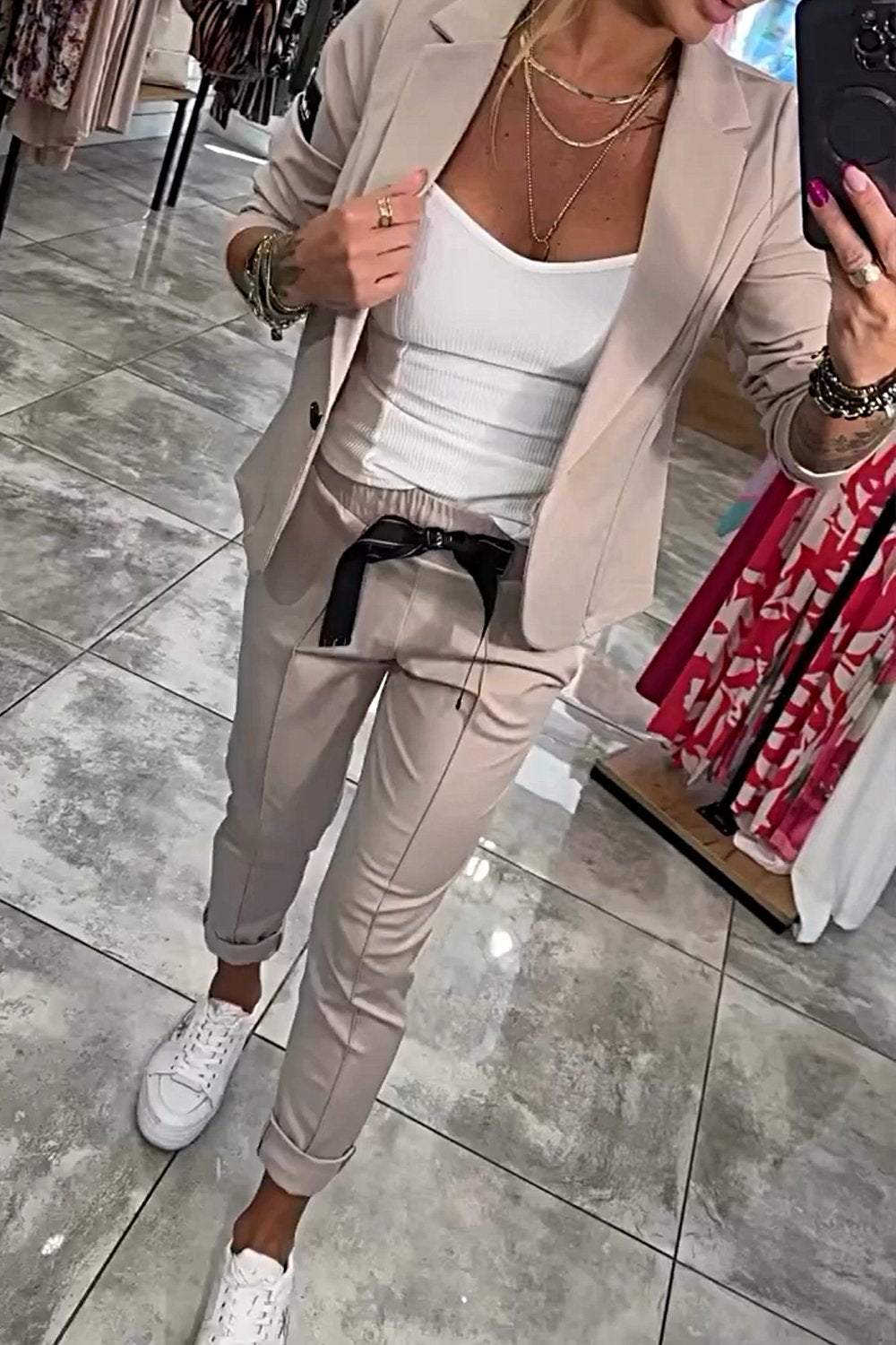 Freya™ | Stilig Top & Bukse Sett