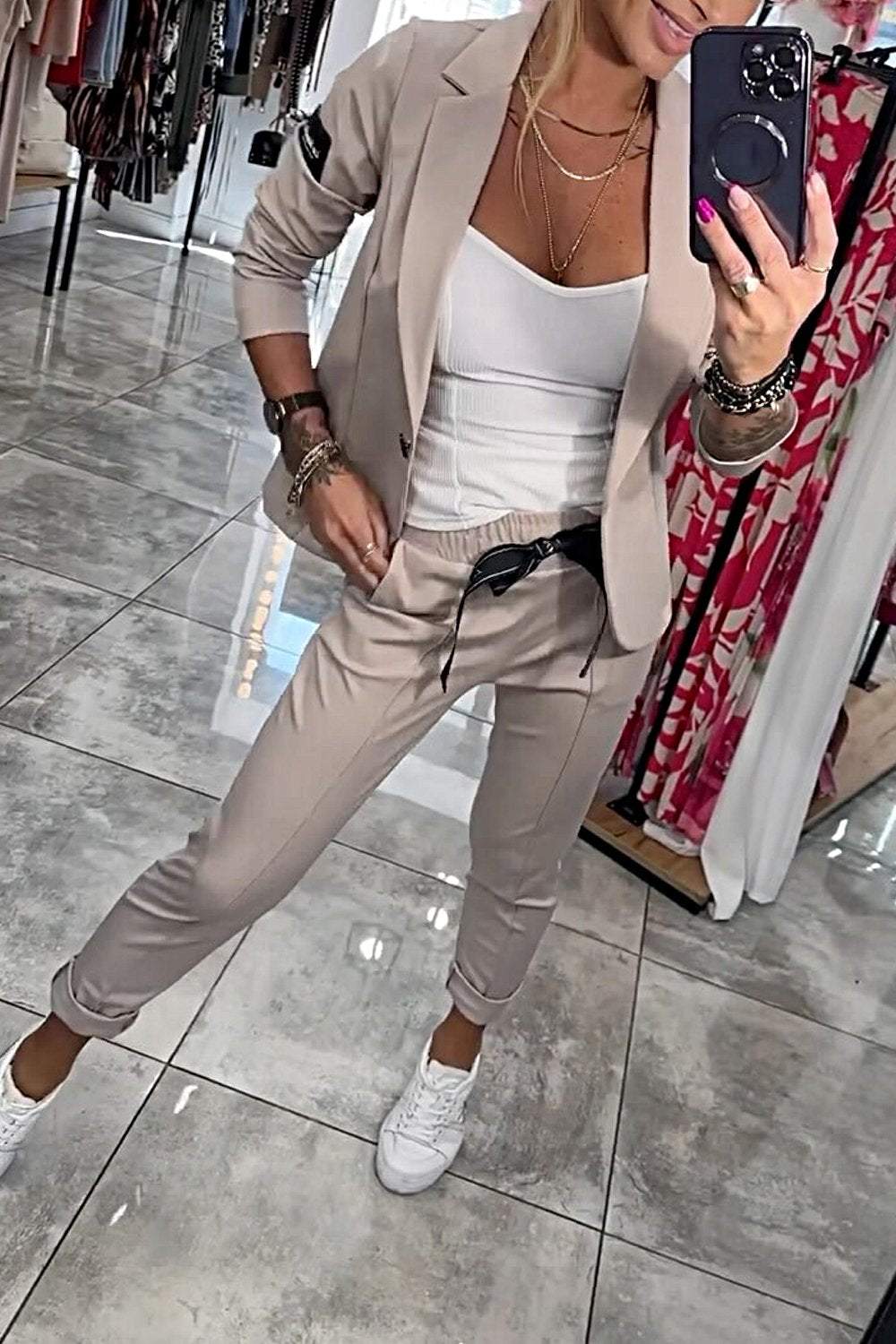 Freya™ | Stilig Top & Bukse Sett